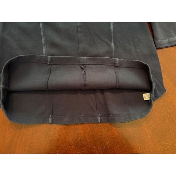 Athleta Casual Long Sleeve Knee Length Activewear Cassidy Dress Blue Size Small - Picture 12 of 14